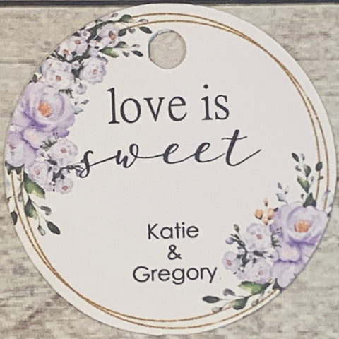 Lavender Wedding #1 Tags