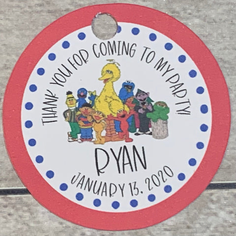 Sesame Street Tags