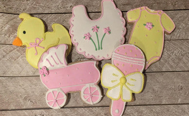 Baby cookies to celebrate your new arrival