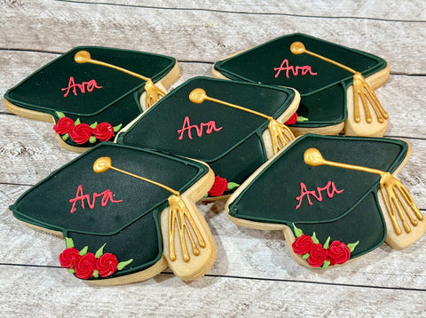 Floral Graduation Cap