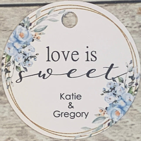 Blue Wedding #1 Tags