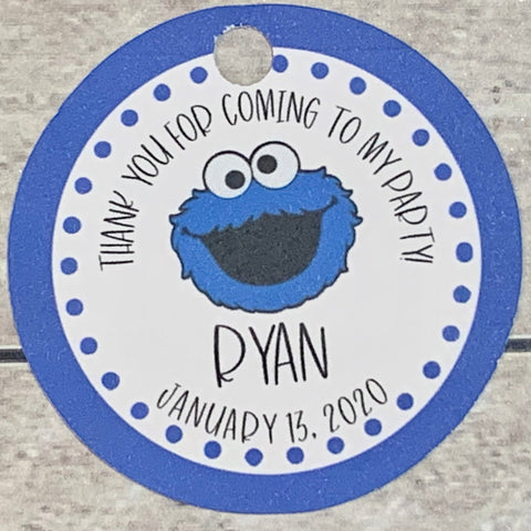 Cookie Monster Tags
