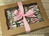Baby Girl Zebra Print Gift Box (12 count)